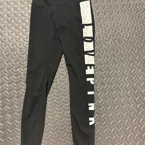 PINK Victoria's Secret Black and White Leggings! Size XS!